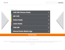 Tablet Screenshot of 1430.net